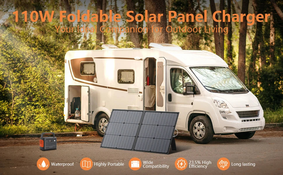 MHPOWOS 400W Portable Solar Panel