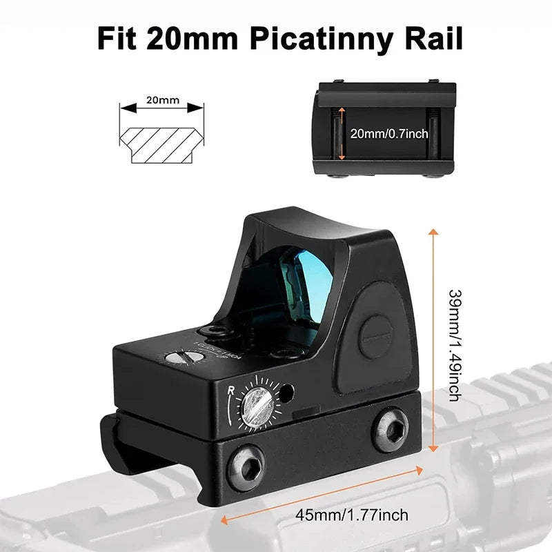 Reflex Collimator Scope Mini MR Red Dot Sight