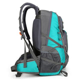50L Nylon Backpack Camping Bag Outdoor Sport Hiking Trekking Climbing Travel Shoulder Reflective Shoes Luggage Outdoor Men Bag