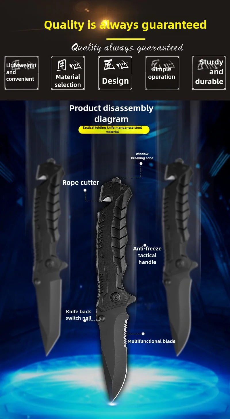 Multi-Functional Folding Camping Knife