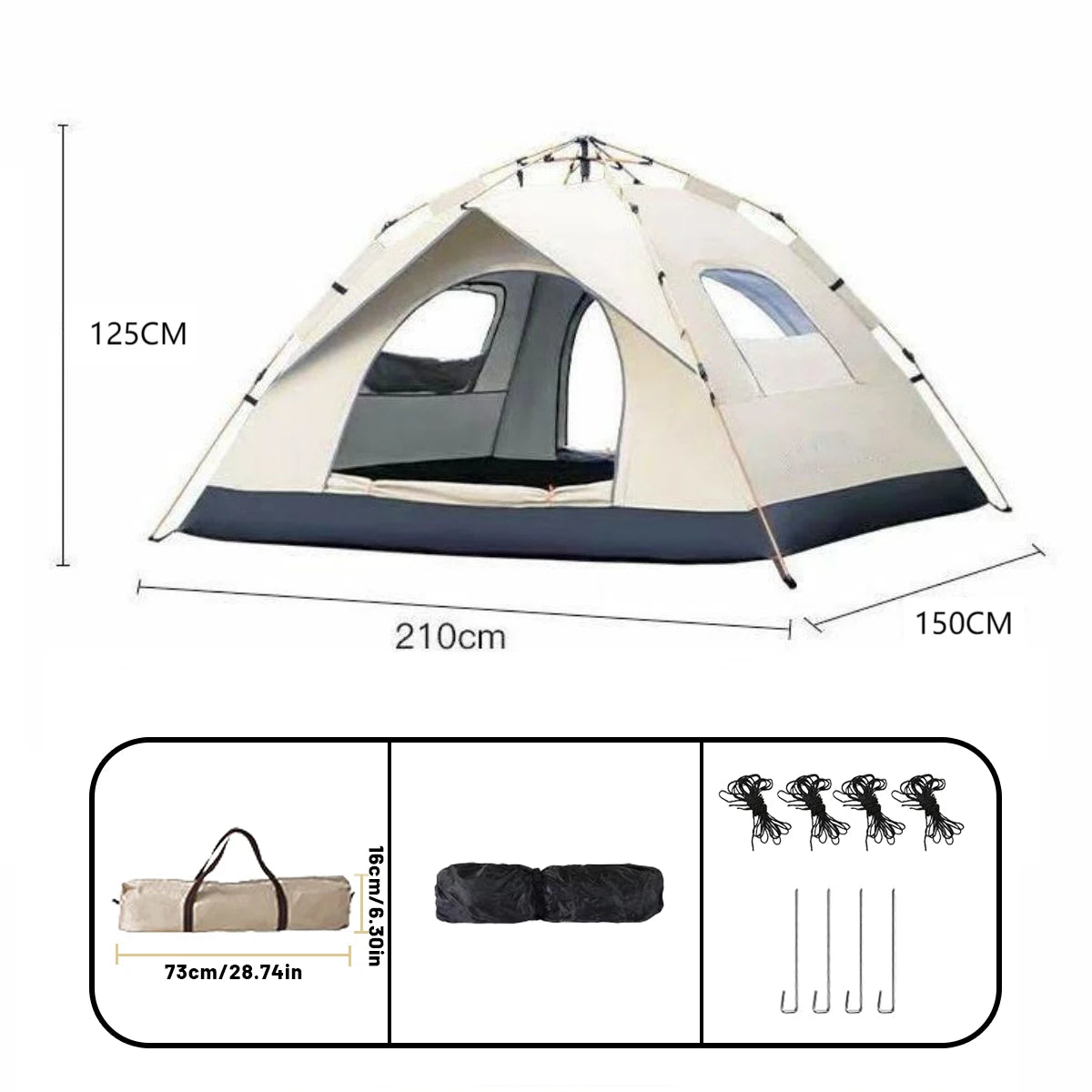 Outdoor Automatic Quick-Opening Tent