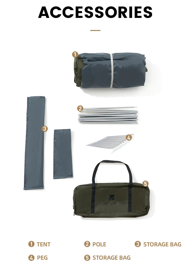 MOBI GARDEN Camping Backpacking Tent