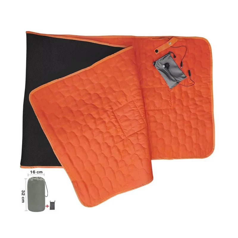Outdoor USB Heated Sleeping Mat – Electric Camping Mattress Pad for Sleeping Bags