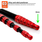 JOSBY Telescoping Foldable Fishing Landing Net – 2.1m/3m/4m Lightweight Carbon Fiber Pole for Carp & Sea Fishing