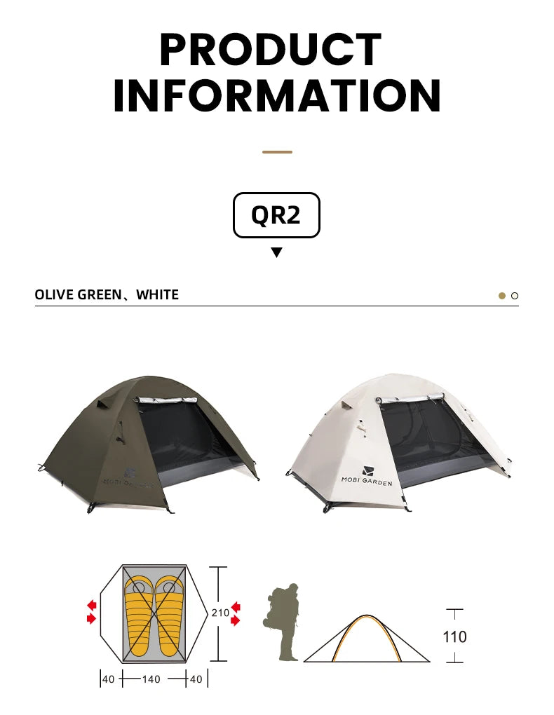 MOBI GARDEN Camping Backpacking Tent