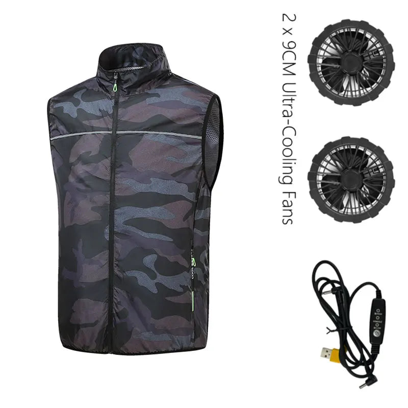 Men & Women Cooling Fan Vest