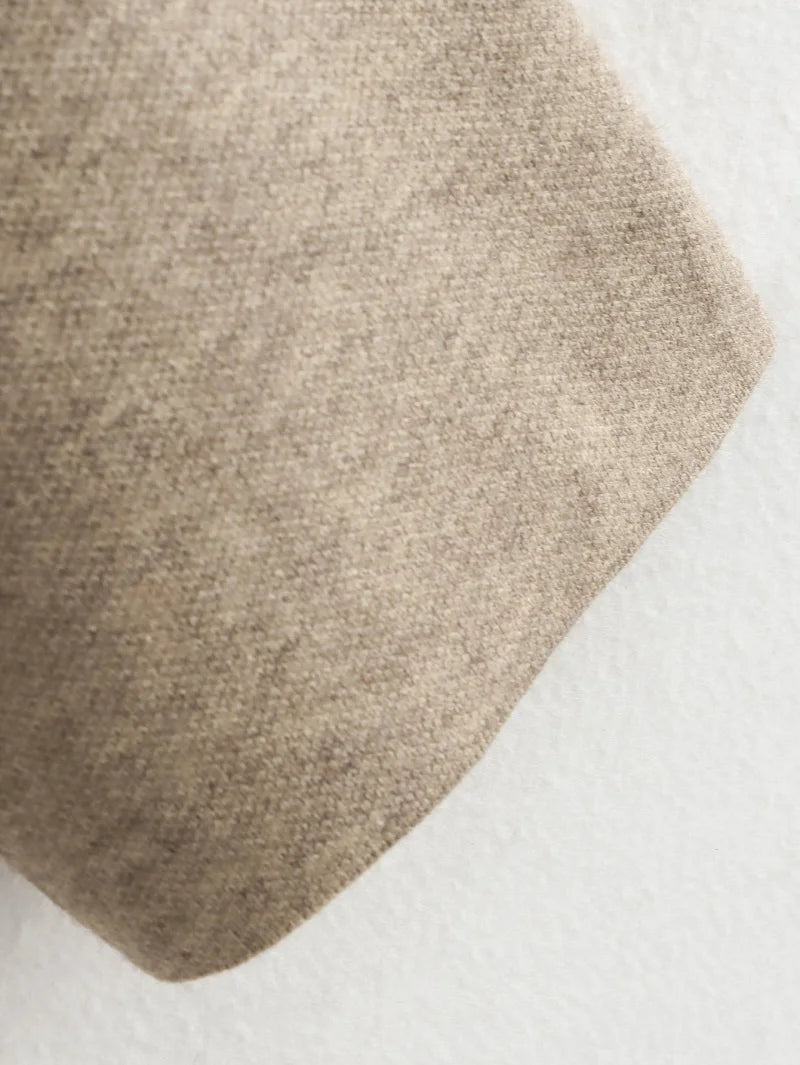 MUJER Women's Plush Padded Winter Coat – Asymmetric Scarf Parka