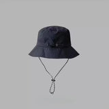 Unisex Summer Wide Brim Waterproof and Quick-drying Panama Caps Outdoor Visor Bucket Hats Mesh Breathable Sun Hat with Neck Flap