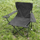 Foldable Camping Chair – Portable Outdoor Seat with Bottle Holder