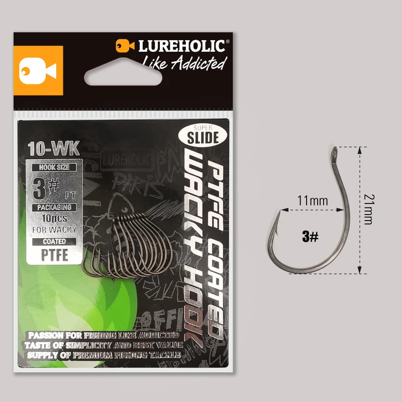 LUREHOLIC PTFE Super Slide Wacky Hook