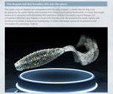 MEREKING Flapper Grub Fishing Lure – 77mm, 6g Soft Silicone Artificial Bait