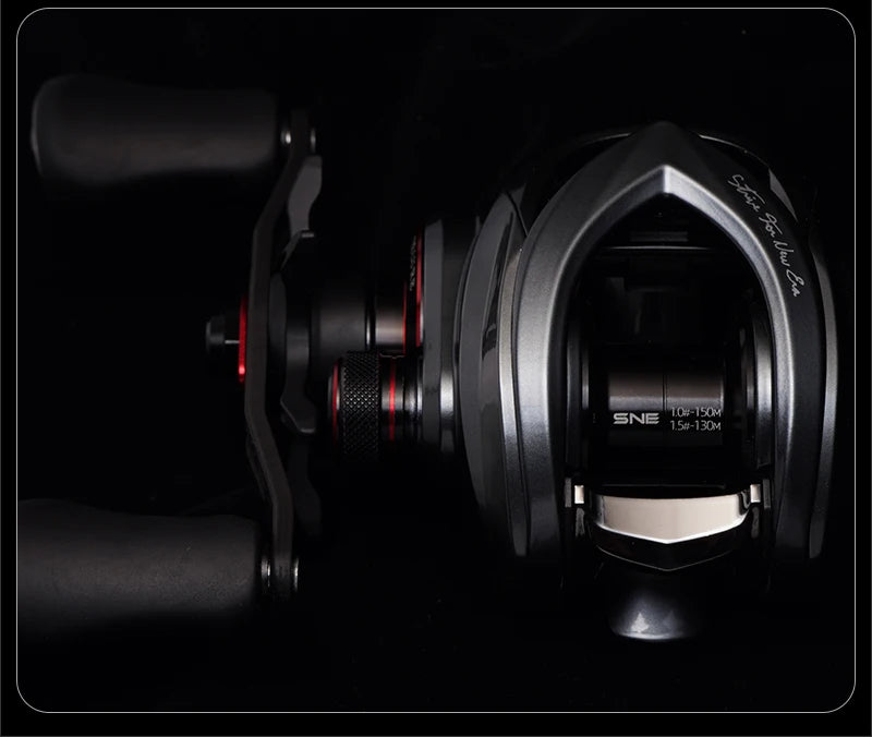 PURELURE ZANA Baitcasting Reel – 139g Aluminum Alloy Frame, 5.8g Spool, 7.6 Gear Ratio, 4KG Drag for Freshwater & Saltwater Fishing