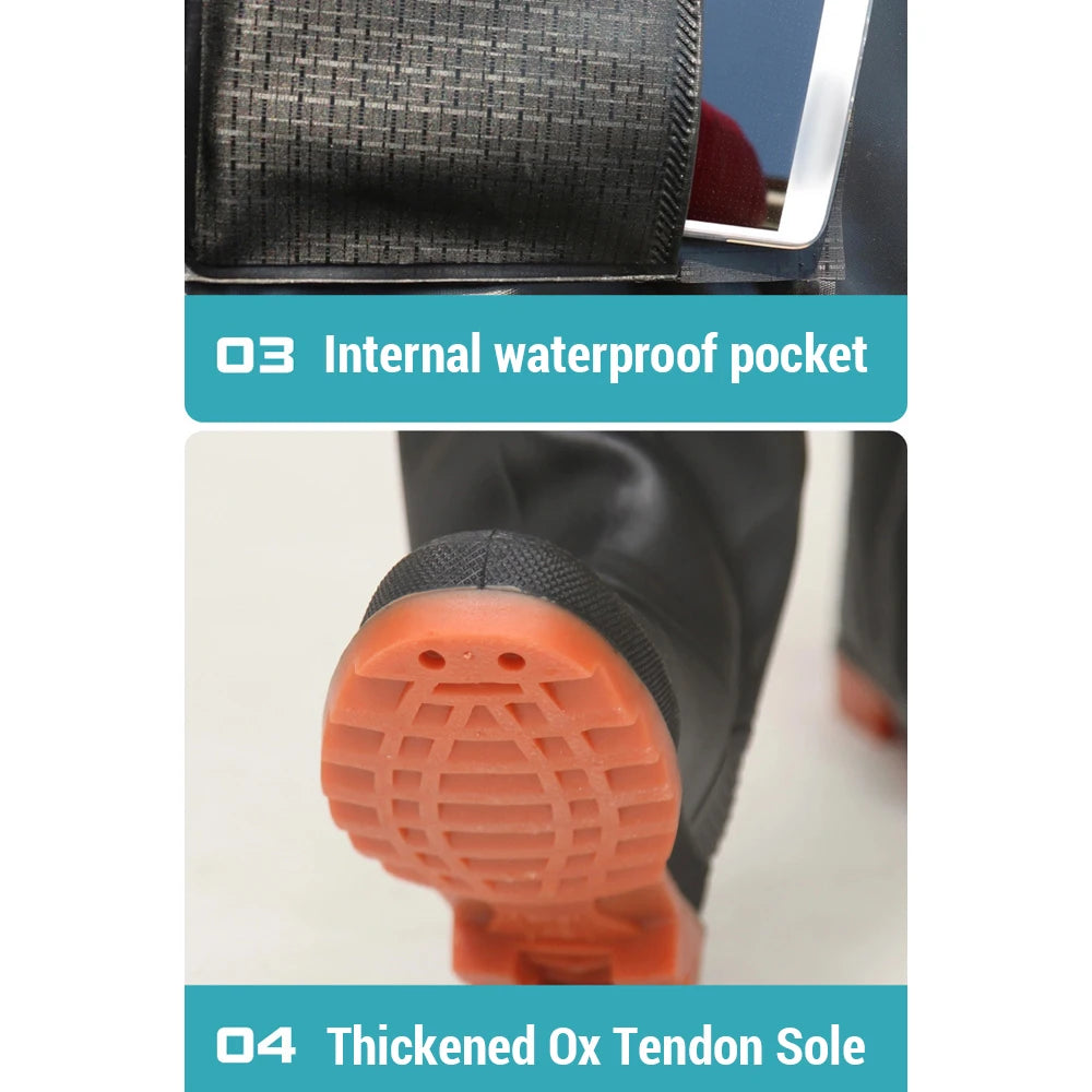 PVC Anti-Slip Chest Waders