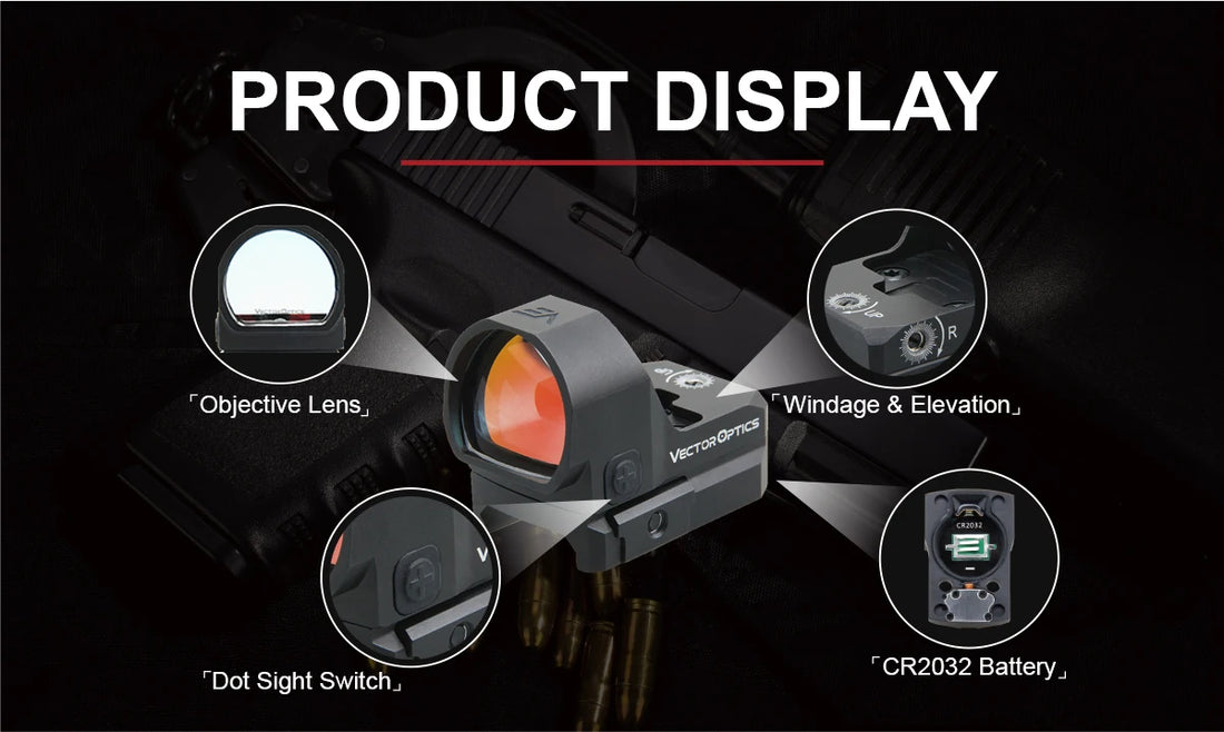 Vector Optics Frenzy-X 1x22x26 MOS Red Dot Scope Hunting Collimator Sight