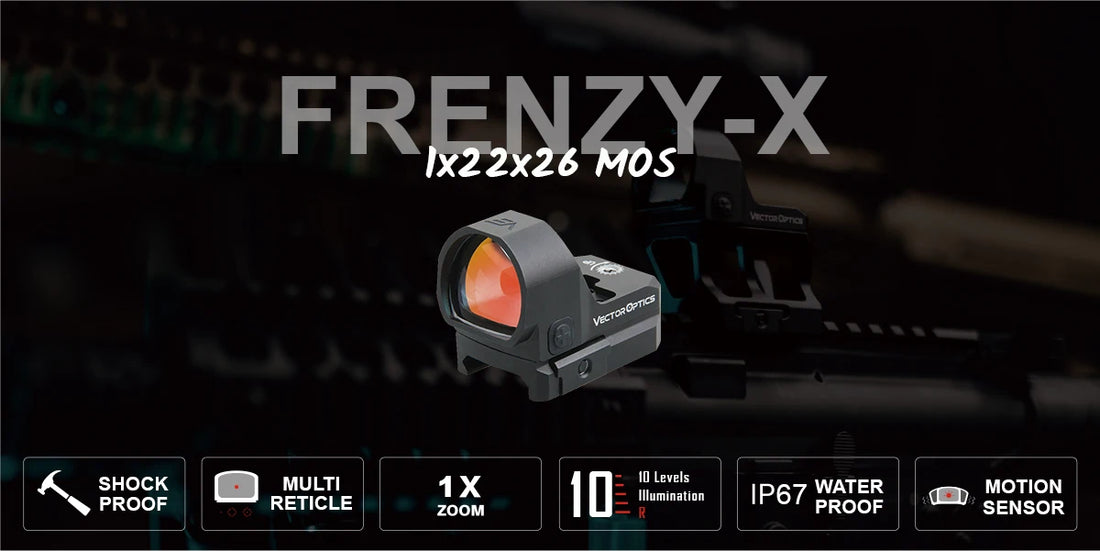 Vector Optics Frenzy-X 1x22x26 MOS Red Dot Scope Hunting Collimator Sight