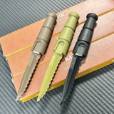 Foldable Camping Utensil Set – Stainless Steel Multi-Functional Knife Fork Spoon Combo, Portable Hiking & Outdoor Travel Cutlery