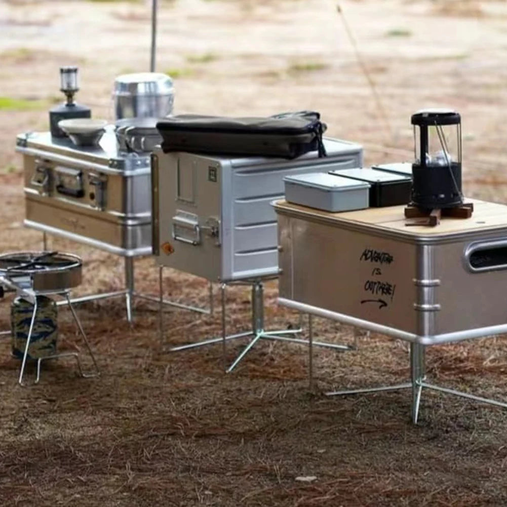 Aluminum Alloy Folding Storage Box Stand