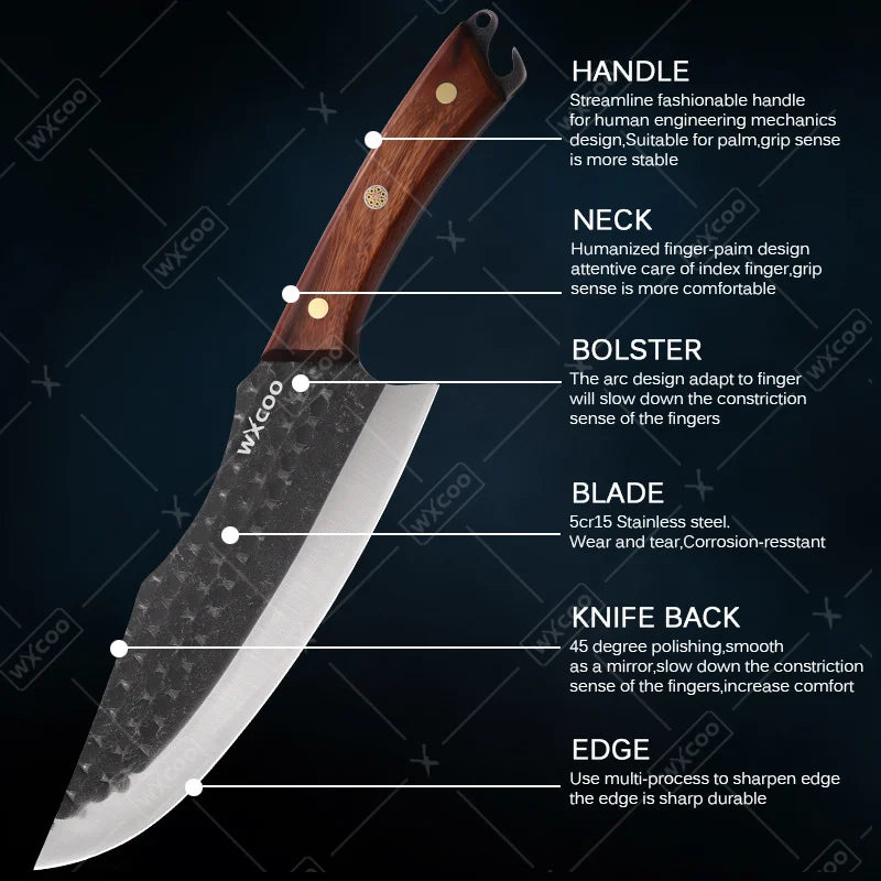 Handmade High Carbon Steel Boning Knife