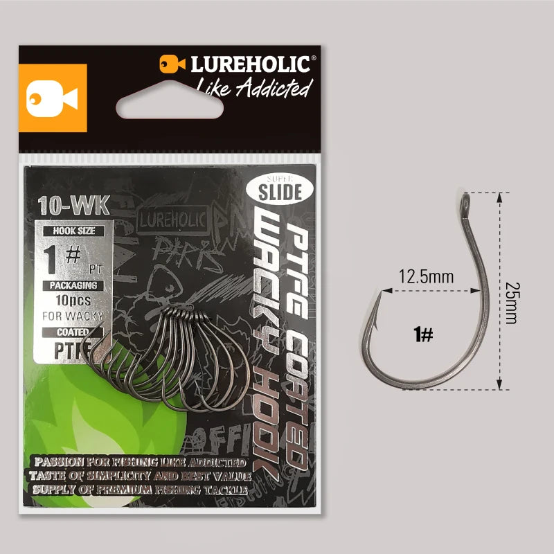 LUREHOLIC PTFE Super Slide Wacky Hook