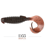 MEREKING Flapper Grub Fishing Lure – 77mm, 6g Soft Silicone Artificial Bait