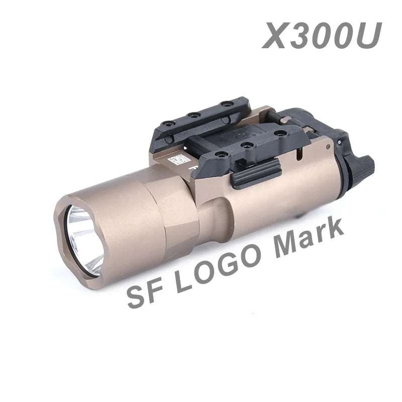 Tactical X300/X300U/X300V/XH35 Pistol LED Strobe Flashlight – 20mm Rail Mount