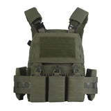 Ferro V5 FCPC Plate Carrier – Modular MOLLE Hunting Vest with Triple Magazine Pouch