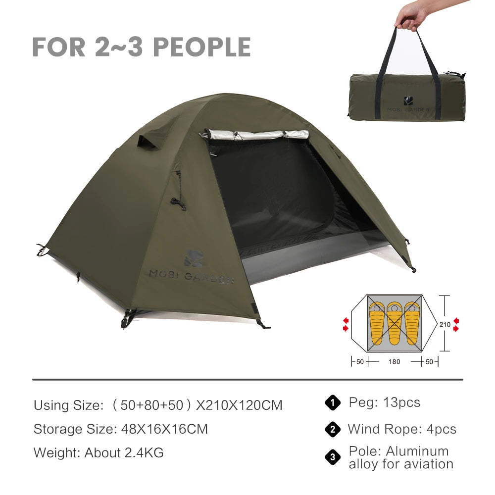 MOBI GARDEN Camping Backpacking Tent