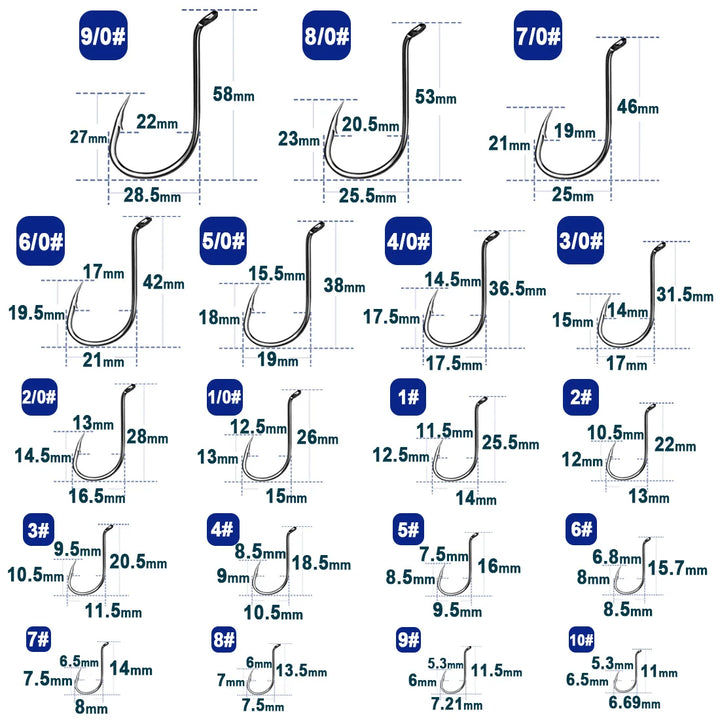 9KM Octopus Fishing Hooks
