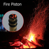 Brass Emergency Fire Tube – Outdoor Survival Igniter Piston for Camping