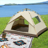 Outdoor Camping Tent – Sunshade Shelter with 2 Doors & 2 Windows for Travel & Self-Driving Trips