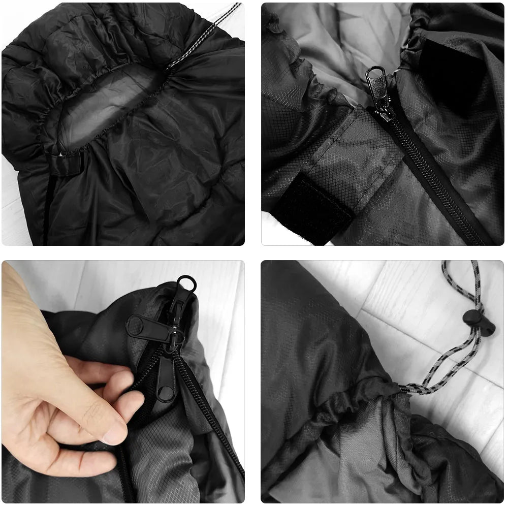 Lightweight 4-Season Camping Sleeping Bag – Warm Cotton Mummy & Envelope Style for Backpacking and Winter