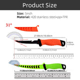 3-in-1 design stainless steel for filleting, boning, and slicing sashimi