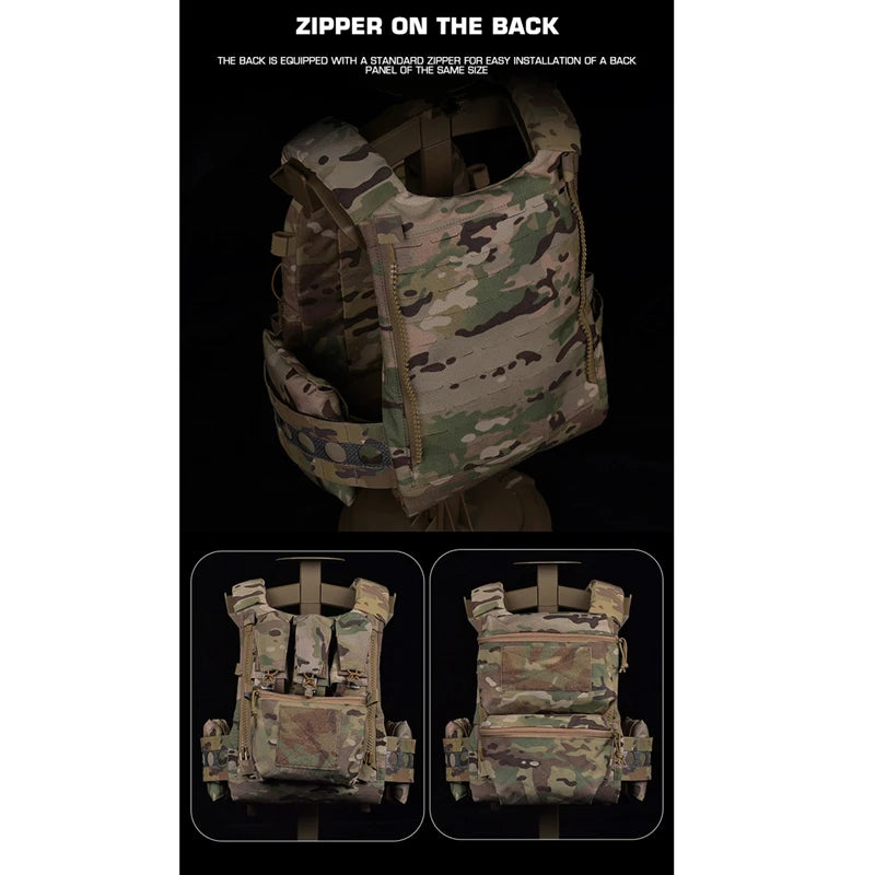 Ferro V5 FCPC Plate Carrier – Modular MOLLE Hunting Vest with Triple Magazine Pouch