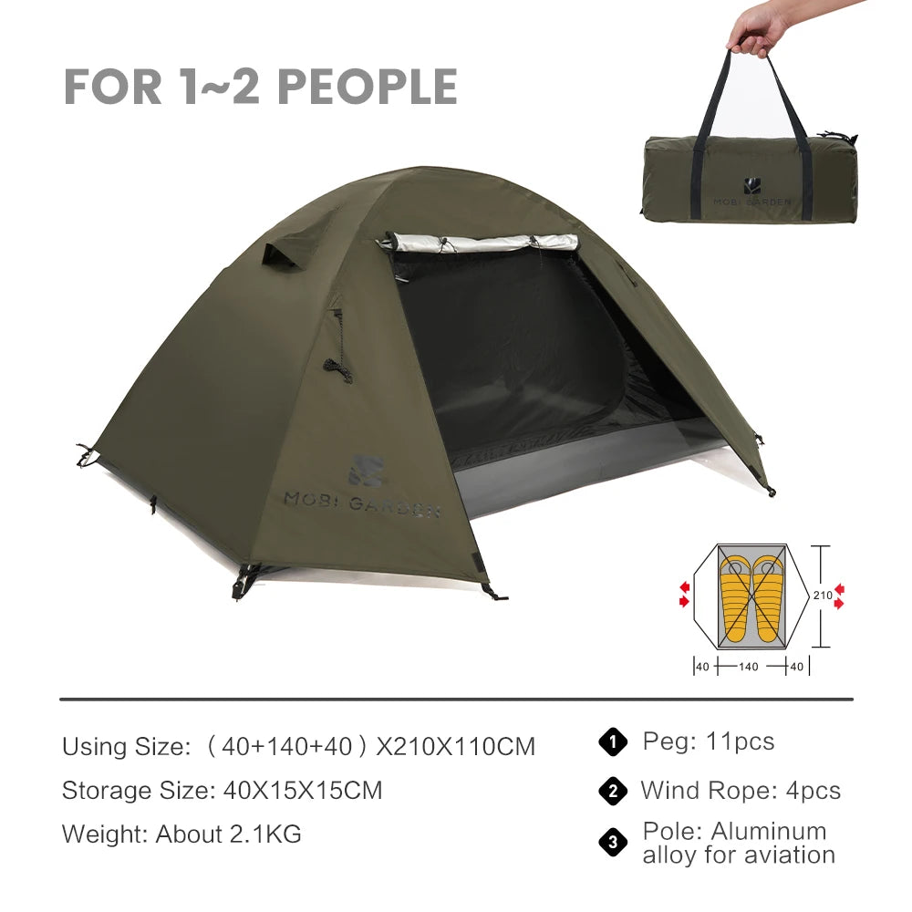 MOBI GARDEN Camping Backpacking Tent