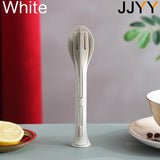 3PCS Portable Wheat Straw Tableware Set