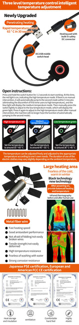 Outdoor USB Heated Sleeping Mat – Electric Camping Mattress Pad for Sleeping Bags