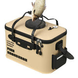 Foldable EVA Live Fish Bucket – Multifunctional Outdoor Fishing and Bait Bag