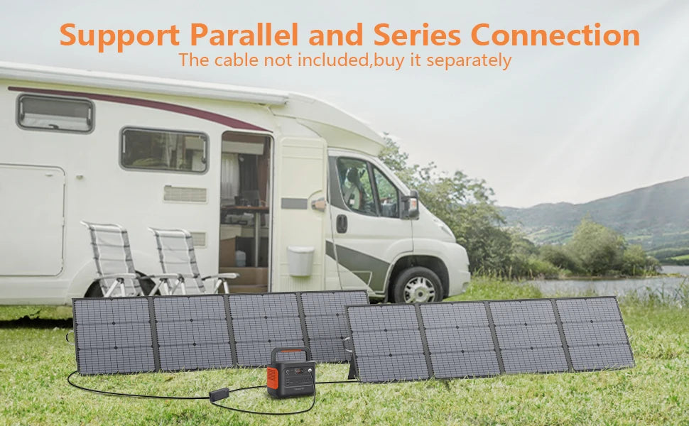 MHPOWOS 400W Portable Solar Panel