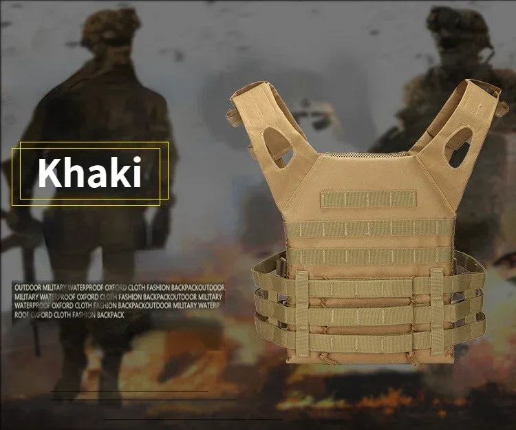 Nylon Tactical Vest – Body Armor Plate Carrier with MOLLE System for Airsoft