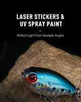 Kingdom GoldPop 35mm 5.4g Topwater Whopper Popper Fishing Lure Pike Fishing Floating Wobbler Artificial Hard Bait with Propeller