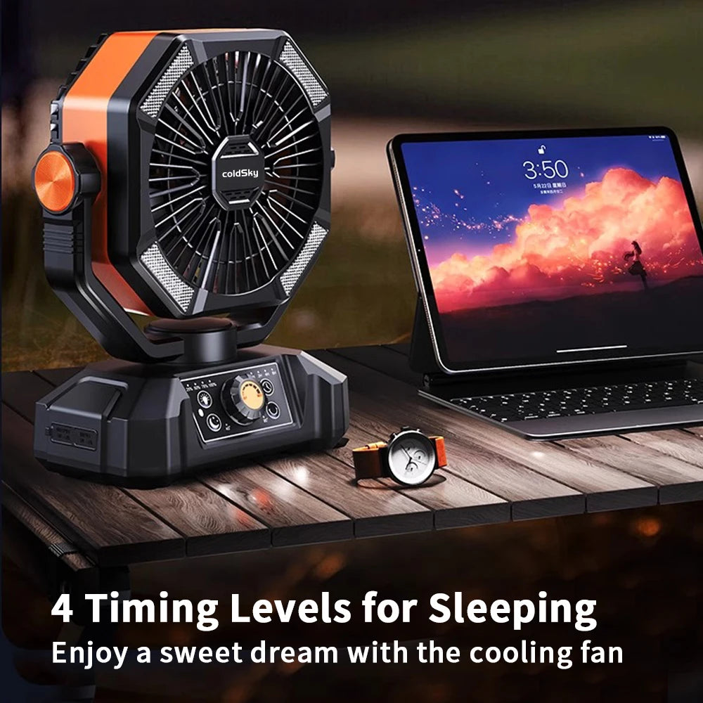 20000mAh Portable Camping Fan