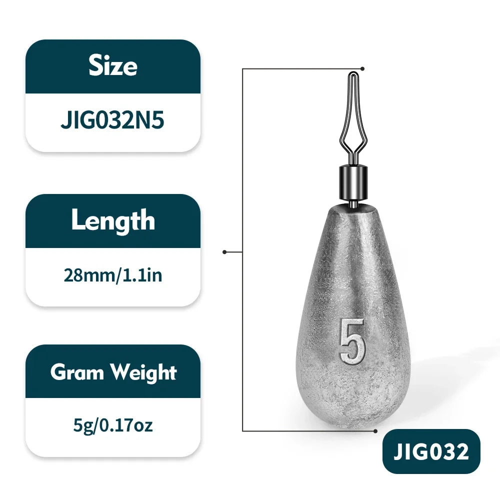 PROBEROS Drop Shot Fishing Sinkers
