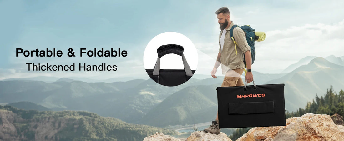 MHPOWOS 400W Portable Solar Panel