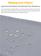 LNGXO Unisex Waterproof Hiking Jacket