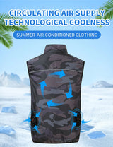 Men & Women Cooling Fan Vest
