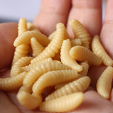 50pcs Silicone Maggot Grub Soft Fishing Lures