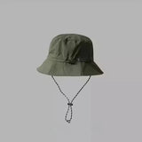Unisex Summer Wide Brim Waterproof and Quick-drying Panama Caps Outdoor Visor Bucket Hats Mesh Breathable Sun Hat with Neck Flap