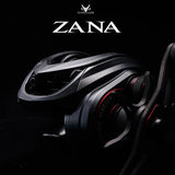 PURELURE ZANA Baitcasting Reel – 139g Aluminum Alloy Frame, 5.8g Spool, 7.6 Gear Ratio, 4KG Drag for Freshwater & Saltwater Fishing