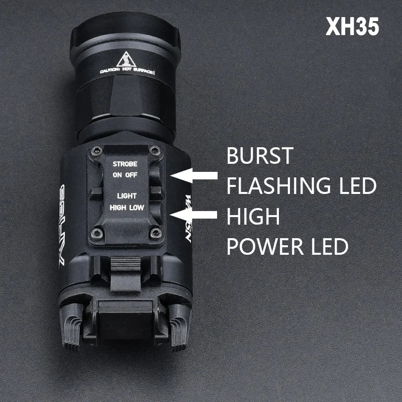 Tactical X300/X300U/X300V/XH35 Pistol LED Strobe Flashlight – 20mm Rail Mount