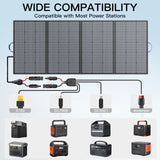 MHPOWOS 400W Portable Solar Panel